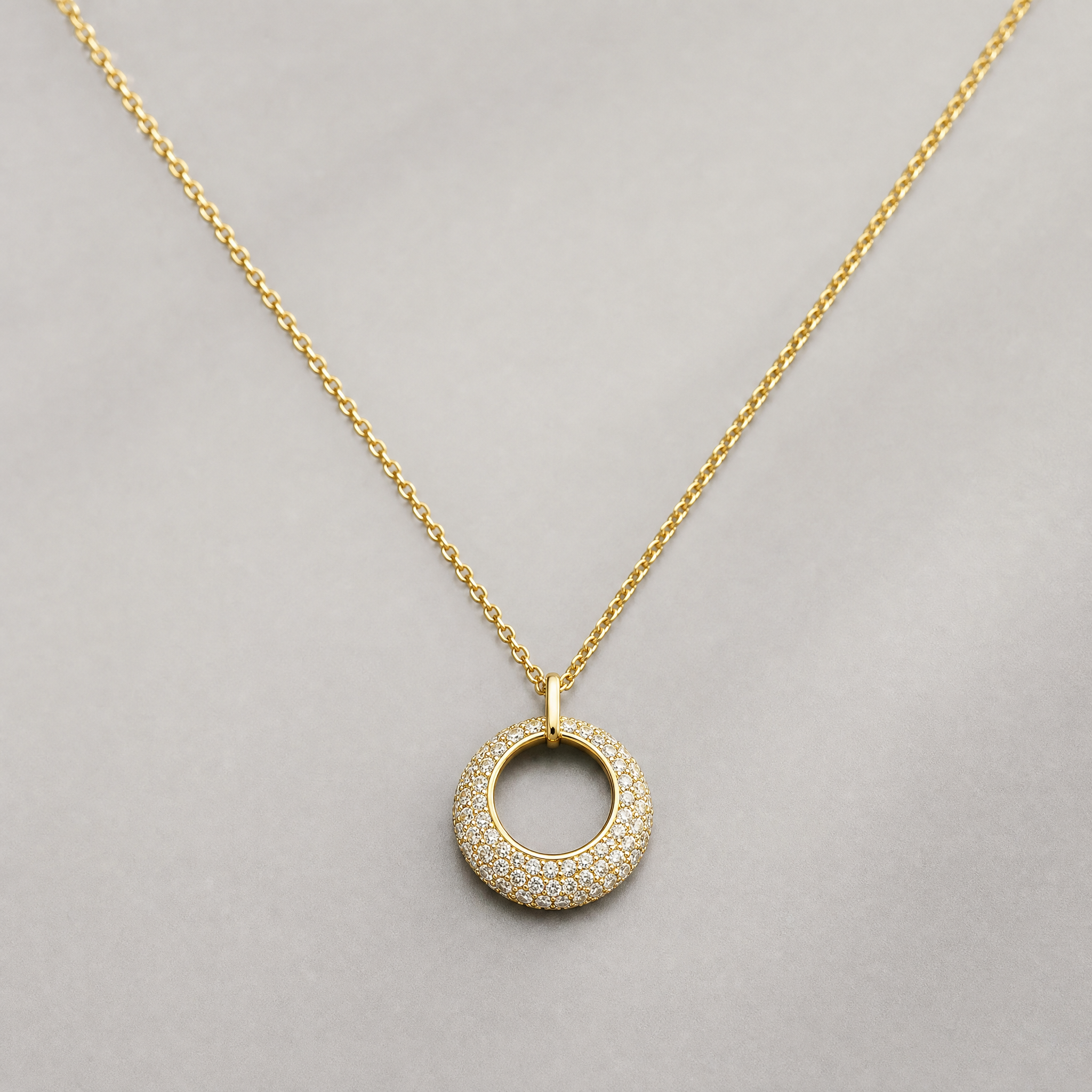 Celestial Halo Halskette 925 Silber