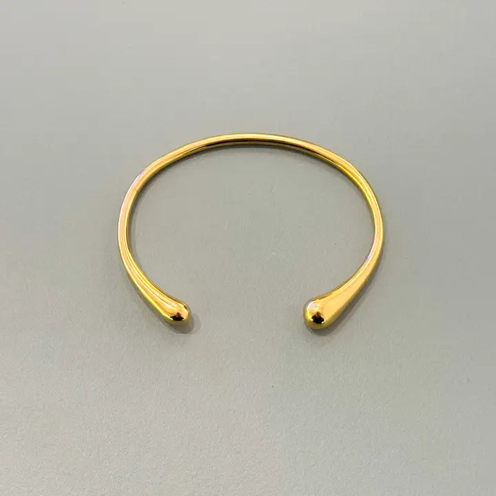 Ferrara Armreif aus Edelstahl mit 14K Goldbeschichtung